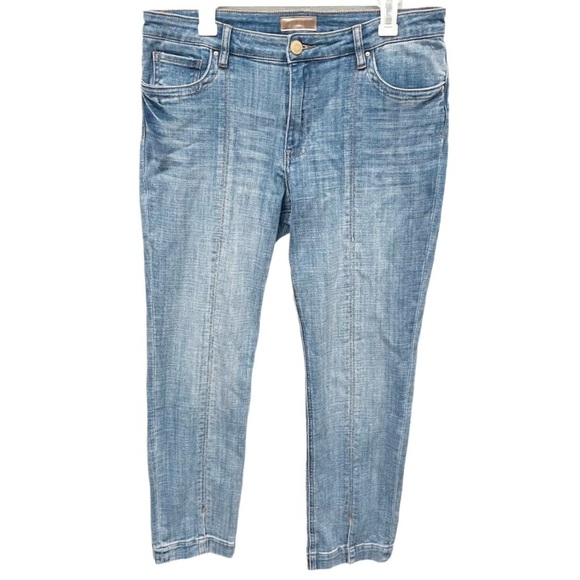 Kut from the Kloth Denim - Kut From the Kloth Jeans Women's 12 Stevie Straight Leg Seamed Slit Denim